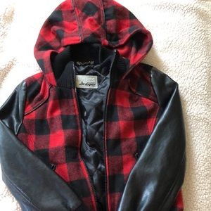 GUESS red and black vintage jacket